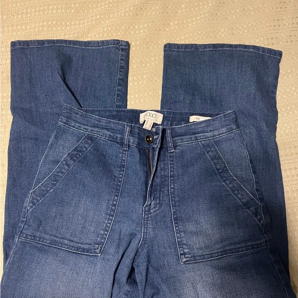 LOGO by Lori Goldstein Blue Women Jeans